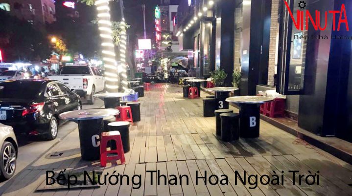 lắp đặt bếp nướng than hoa