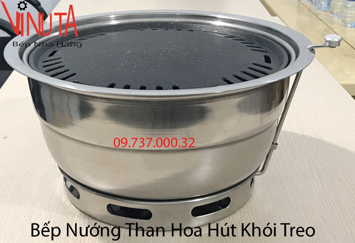 bếp nướng than hoa hút khói treo