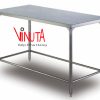 bàn inox 1 tầng dùng trong nhà bếp