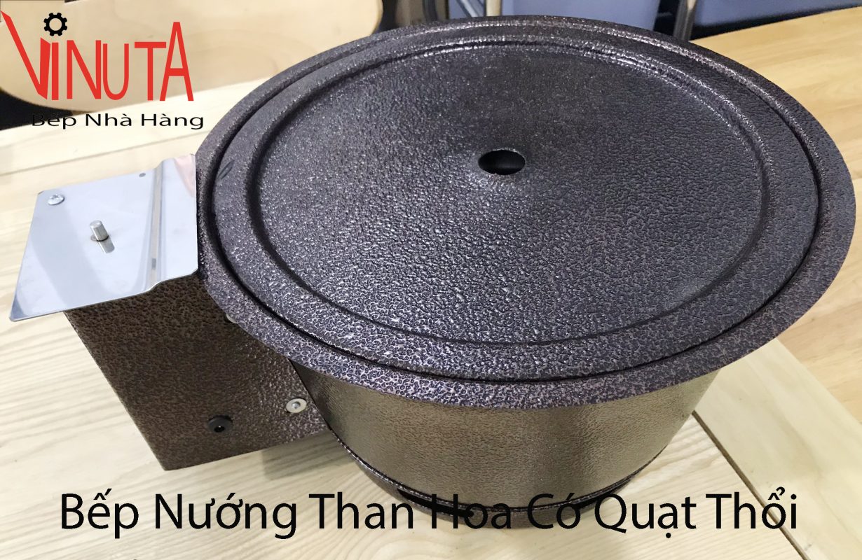 bếp nướng than hoa có quạt thổi