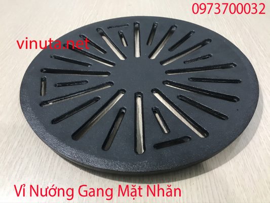 vỉ nướng gang mặt nhăn