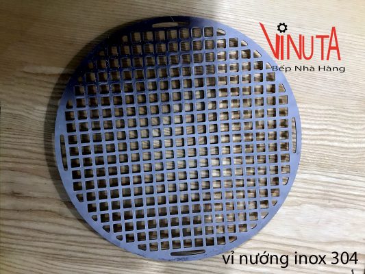 vỉ nướng inox có đột lỗ