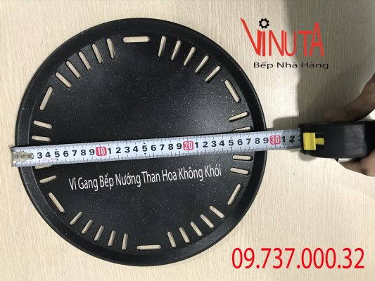 vỉ gang bếp nướng than hoa không khói