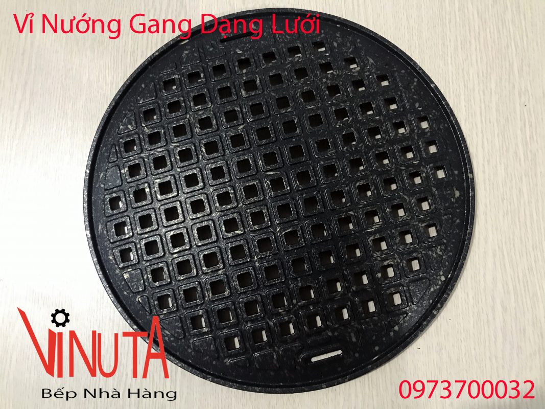 vỉ nướng gang dạng lưới