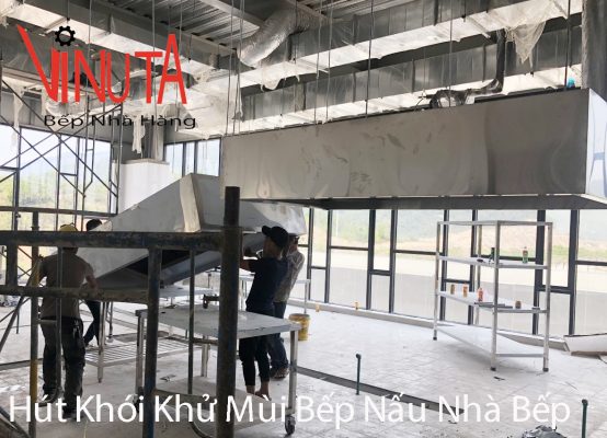 hút khói khử mùi bếp nấu nhà bếp