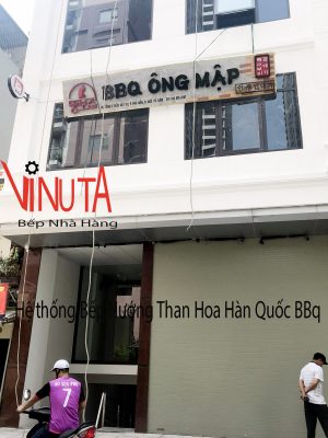 hệ thống bếp nướng than hoa hàn quốc bbq