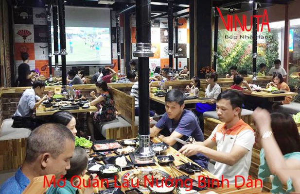 mở quán lẩu nướng bình dân