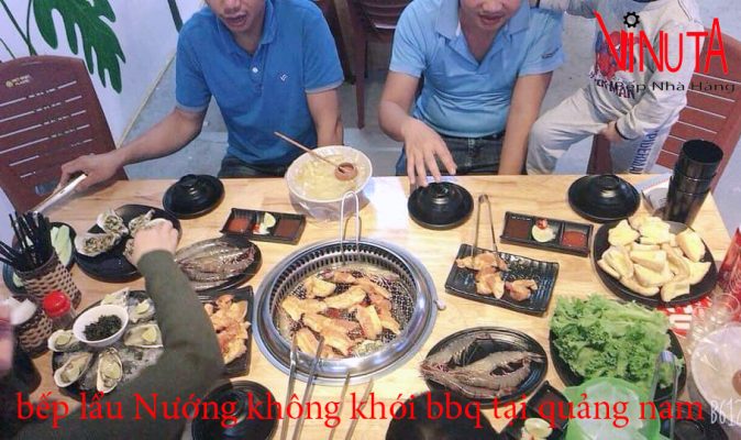 bếp lẩu nướng không khói bbq tại quảng nam