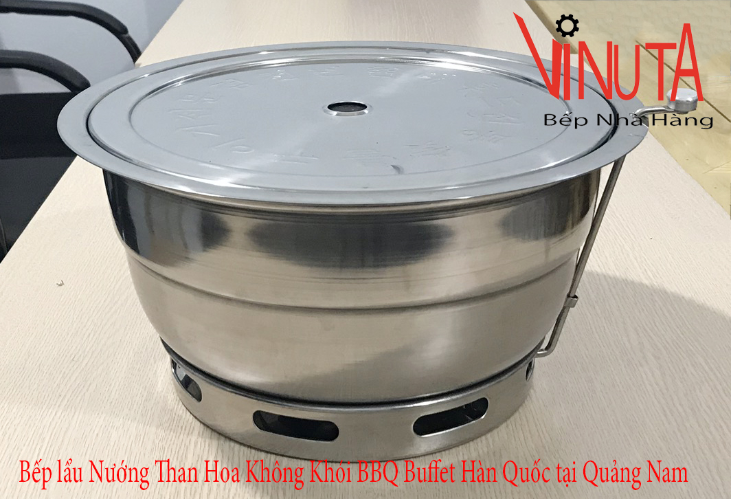 bếp lẩu nướng than hoa không khói bbq buffet hàn quốc tại quảng nam