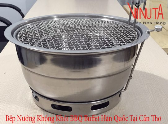 bếp nướng than hoa không khói bbq buffet hàn quốc tại cần thơ