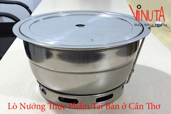 lò nướng thực phẩm tại bàn ở cần thơ