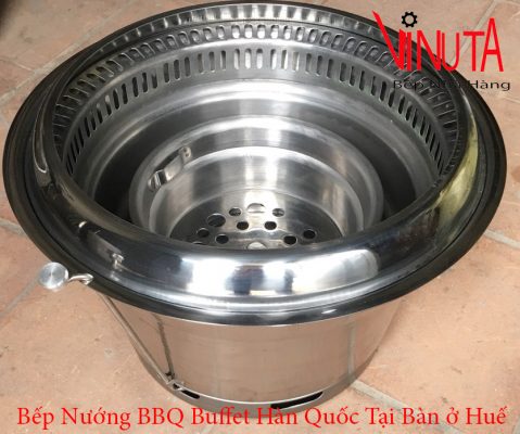 bếp nướng bbq buffet hàn quốc tại bàn ở huế