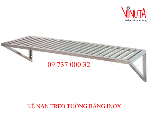 kệ nan treo tường bằng inox