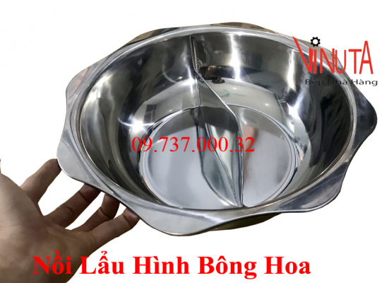 nồi lẩu hình bông hoa