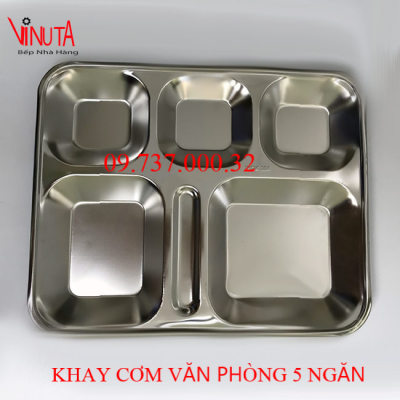 khay cơm văn phòng 5 ngăn