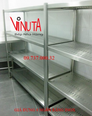 giá đựng 4 ngăn bằng inox