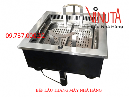 bếp lẩu thang máy nhà hàng