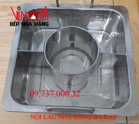 nồi lẩu nhà hàng ba đáy giá rẻ