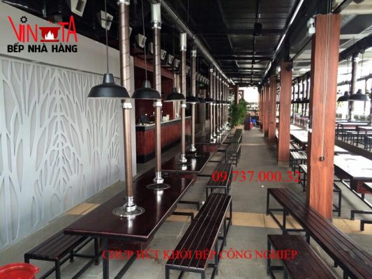 chụp hút khói bếp công nghiệp