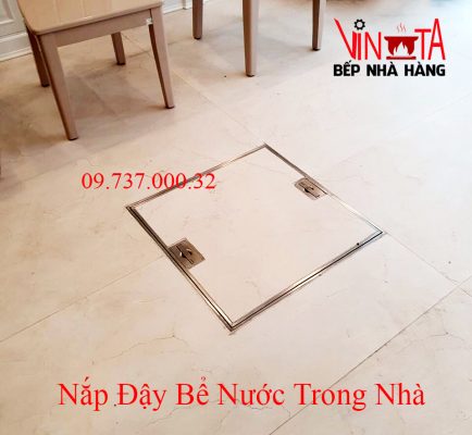 nắp đậy bể nước trong nhà inox