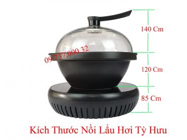 kích thước nồi lấy hơi