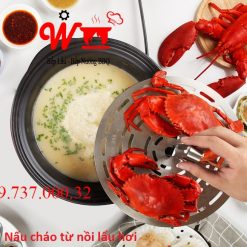 Nấu cháo từ nồi lẩu hơi