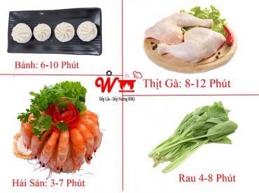 Thời gian nấu chín thực phẩm