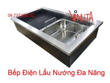 Bếp điện lẩu nướng đa năng