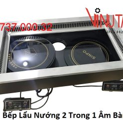 Bếp lẩu nướng 2 trong 1 âm bàn