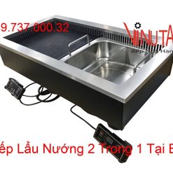 Bếp lẩu nướng 2 trong 1 tại bàn