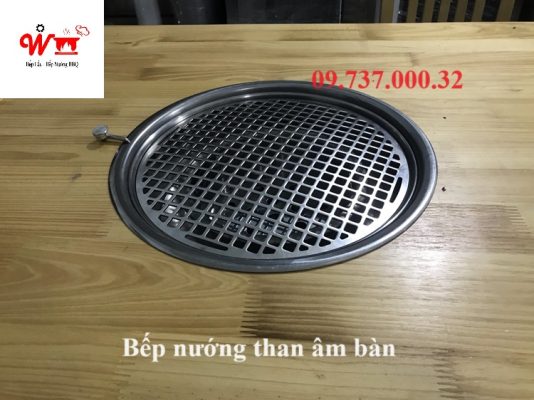 Bếp nướng than âm bàn