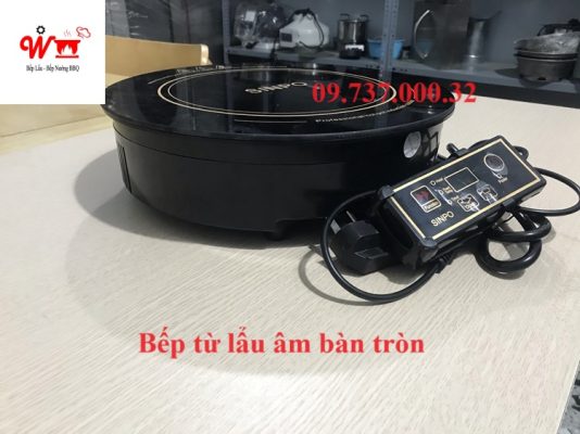 bếp từ lẩu âm bàn tròn 2