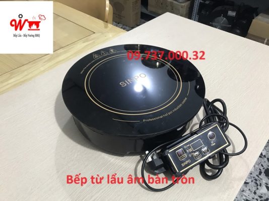 bếp từ lẩu âm bàn tròn 5