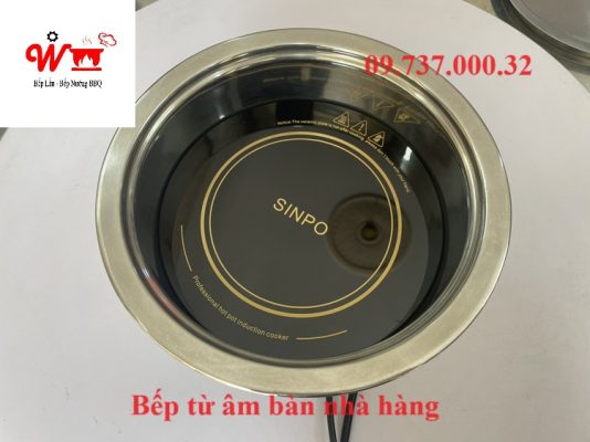 bếp âm bàn nhà hàng