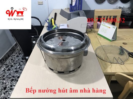 bếp nướng hút âm nhà hàng