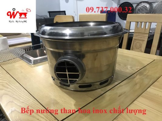 bếp nướng than hoa inox chất lượng