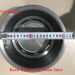 kích thước xô than inox