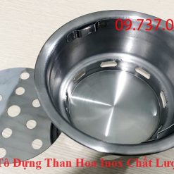 Tô đựng than inox chất lượng