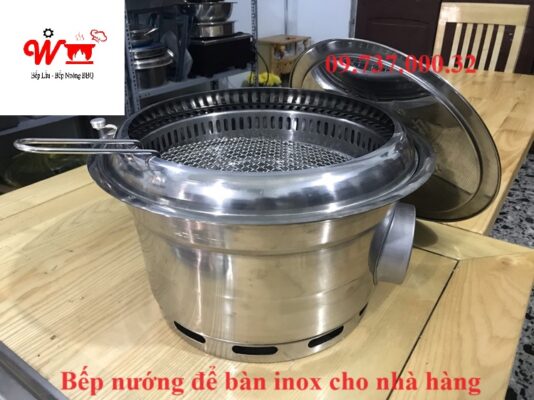 bếp nướng inox nhà hàng