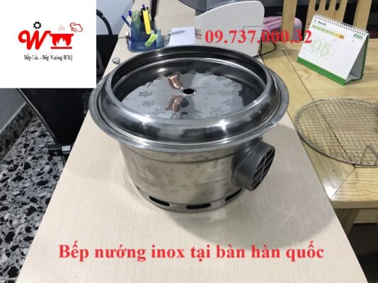 bếp nướng inox tại bàn