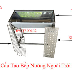 cấu tạo bếp nướng ngoài trời