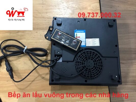 bếp ăn lẩu vuông trong các nhà hàng