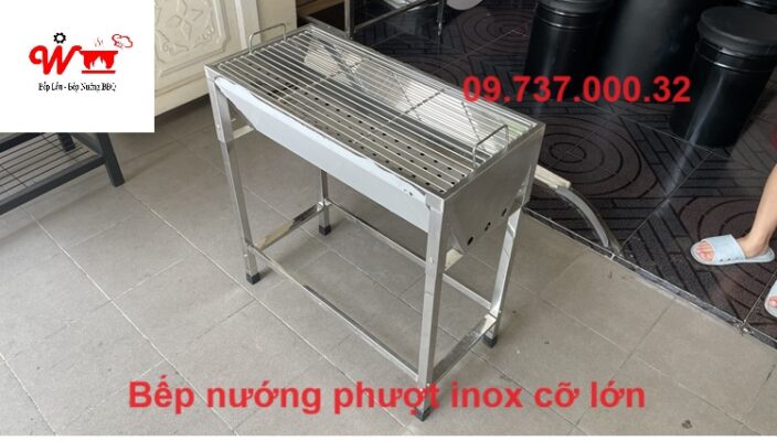 bếp nướng phượt inox cỡ lớn