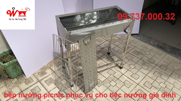 bếp nướng picnic phục vụ cho tiệc nướng gia đình