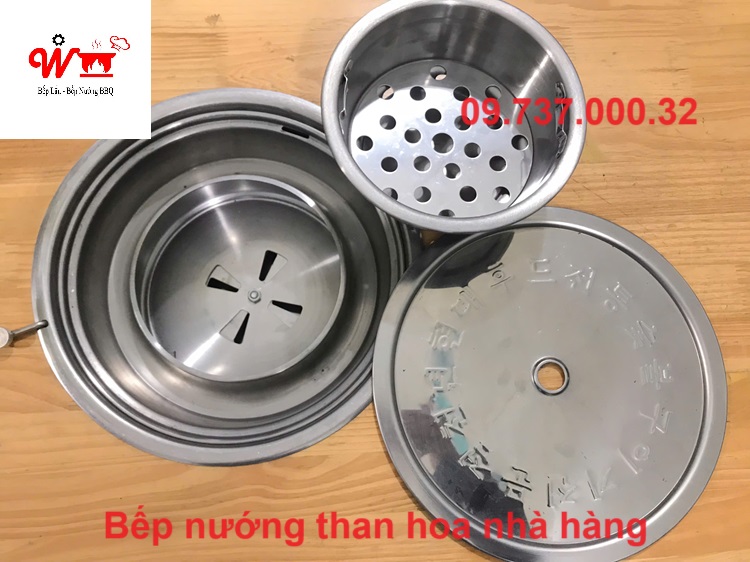 bếp nướng than hoa nhà hàng