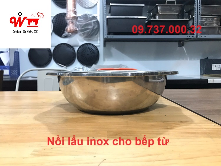 nồi lẩu inox cho bếp từ