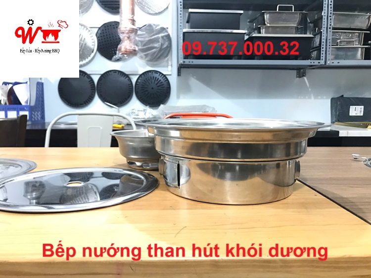 bếp nướng than hút khói dương