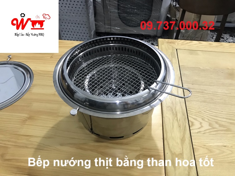 bếp nướng thịt bằng than hoa tốt