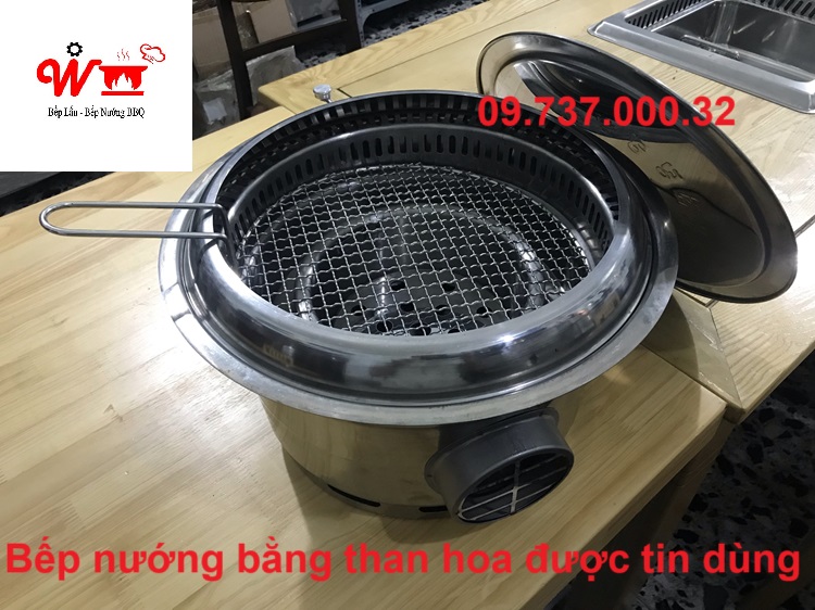 bếp nướng bằng than hoa được tin dùng