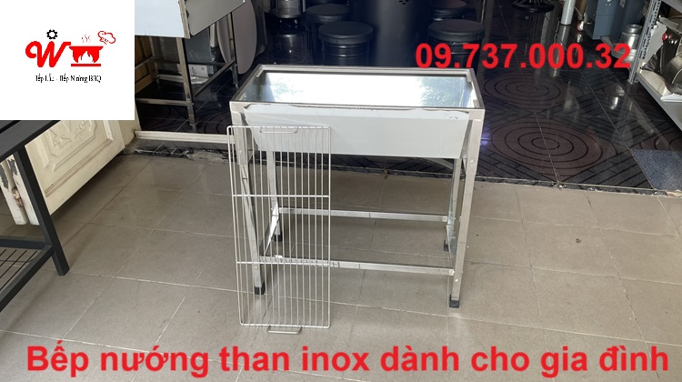 bếp nướng than inox dành cho gia đình